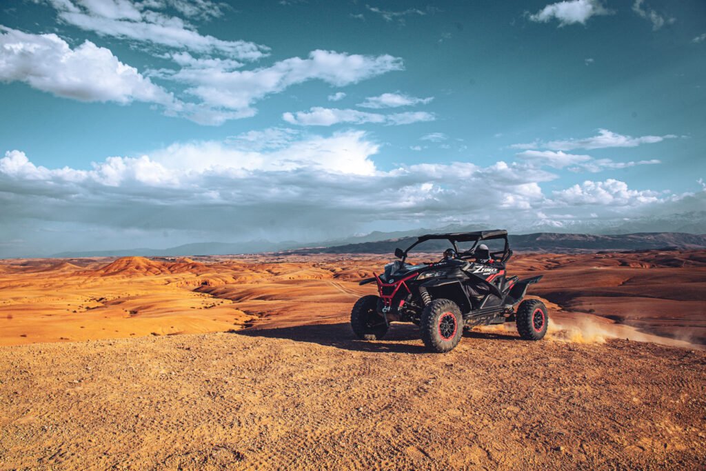 Buggy in desert agafay