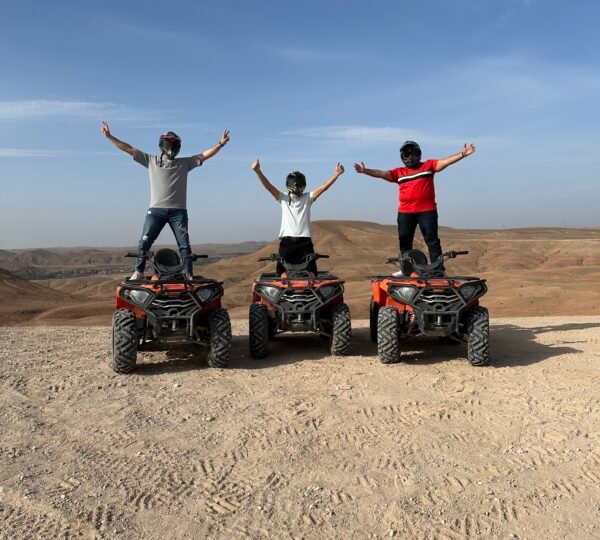 Agafay Duo Adventure: Double Quad, Desert Lunch & Pool